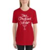 I Love My Husband And Merlot Unisex Premium T-Shirt - Image 3