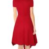 Jewel Neck Cotton Beach Dress - Image 3