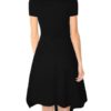 Jewel Neck Cotton Beach Dress - Image 4