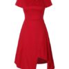 Jewel Neck Cotton Beach Dress - Image 5