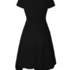 Jewel Neck Cotton Beach Dress - Image 7