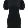 Jewel Neck Cotton Blend Beach Dress - Image 3