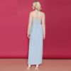 Long Sleeve Gorgeous Gold thread Embroidery Side Split Elegant Maxi Dress - Image 5