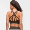Naked-feel Fabric Anti-sweat Pro Training Yoga Fitness Bras - Image 2