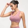Naked-feel Fabric Plain Bodybuilding Sports Bras - Image 5