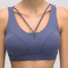 Naked-feel Fabric Plain Bodybuilding Sports Bras - Image 3