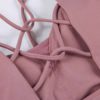 Naked-feel Fabric Plain Bodybuilding Sports Bras - Image 2