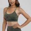 Retro Seamless Fitness Workout Bras - Image 9