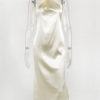 Satin Halter Backless Sexy Sleeveless Pencil Dress - Image 3