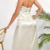 Satin Halter Backless Sexy Sleeveless Pencil Dress - Image 4