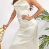 Satin Halter Backless Sexy Sleeveless Pencil Dress