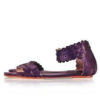 Scalloped Band Leather Sandals - Image 2