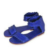 Scalloped Band Leather Sandals - Image 3