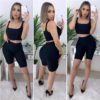 Sexy Crop Tops And Biker Shorts Sets Bodycon Sportswear - Image 8