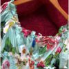 Sexy Off Shoulder Custom Button Flower Print Runway Cotton Short Dress - Image 17
