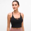 Sexy Plain Fitness Workout Crop Tops - Image 5