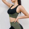 Shockproof Seamless Athletic Gym Sports Bras