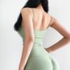 Side Scrunch Workout Sport Crop Tops - Image 5