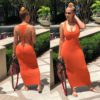 Slim Sexy Vest Backless Bandage Nightclub Party Dress - Image 2