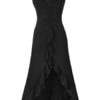 Split Off The Shoulder Ruffles Maxi Dress - Image 5
