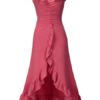 Split Off The Shoulder Ruffles Maxi Dress - Image 6