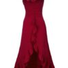 Split Off The Shoulder Ruffles Maxi Dress - Image 7
