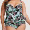 Sweetheart Neckline Plus Size One Piece Swimsuit - Image 5