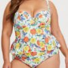 Sweetheart Neckline Plus Size One Piece Swimsuit - Image 6
