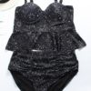Sweetheart Neckline Plus Size One Piece Swimsuit - Image 7