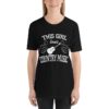 This girl loves country music Unisex Short Sleeve T-Shirts
