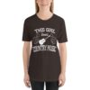 This girl loves country music Unisex Short Sleeve T-Shirts - Image 2