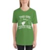 This girl loves country music Unisex Short Sleeve T-Shirts - Image 3