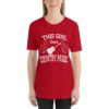 This girl loves country music Unisex Short Sleeve T-Shirts - Image 4