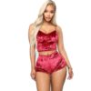 Velvet Crop Tops and Panty Sexy Sleepwear - Image 7