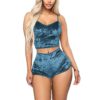 Velvet Crop Tops and Panty Sexy Sleepwear - Image 8