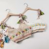 Vintage chic fashion floral embroidery sleeveless crop tops - Image 4