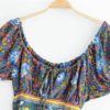 Vintage chic fashion floral print beach sleeveless crop tops - Image 17