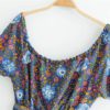 Vintage chic fashion floral print beach sleeveless crop tops - Image 22