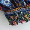 Vintage chic fashion floral print beach sleeveless crop tops - Image 23