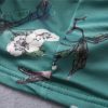 Vintage chic fashion sleeveless Sexy tanks floral printing crop tops - Image 13