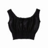 Vintage sexy off shoulder slash neck ruffles short sleeve t-shirt - Image 11