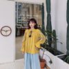 Floral Embroidery Stand Collar Bohemian Shirts - Image 3