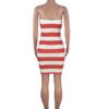 American Flag Print Strapless Dress - Image 5