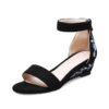 Ankle Strap Embroidery Fashion Casual Shoes - Image 7
