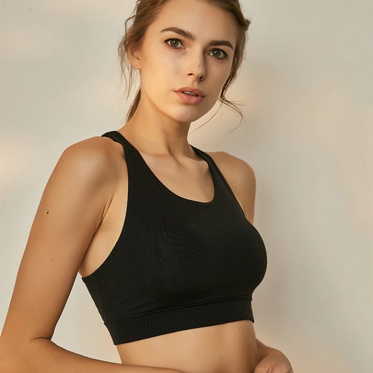 Back Cross Bandage Sport Bra Top