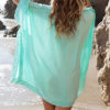 Beach Cover Up - Lace Detailing Flattering Blouse Cut - Image 2