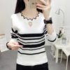 Beautiful Long Sleeve Striped Casual Top