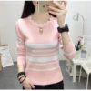 Beautiful Long Sleeve Striped Casual Top - Image 2
