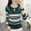 Beautiful Long Sleeve Striped Casual Top - Image 3