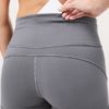 Breathable High Waist Solid Yoga Shorts - Image 3